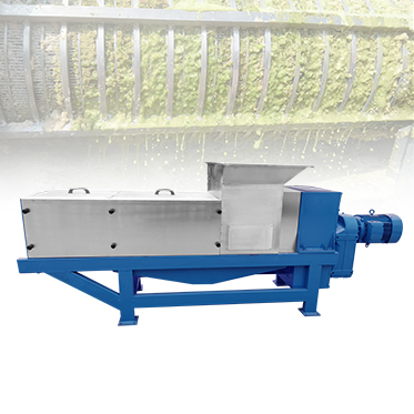 Screw press type solid liquid separator