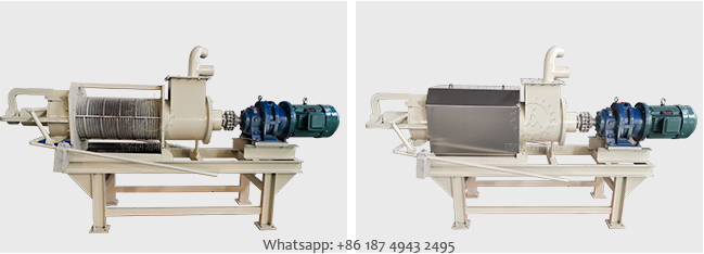 cattle manure dewatering press