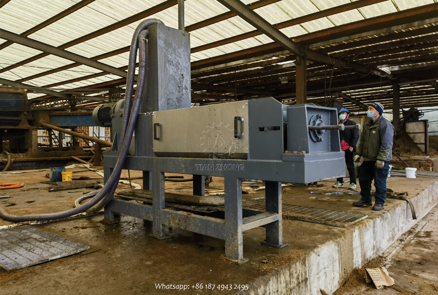 cow dung drying machine