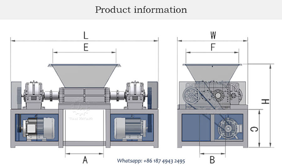 kitchen food waste shredder